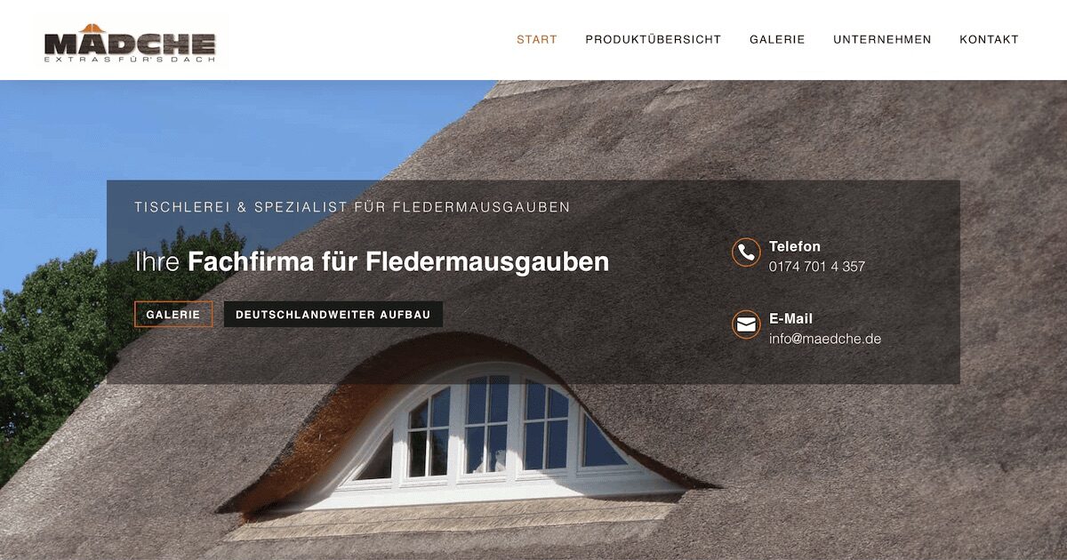 Handwerker Webseite